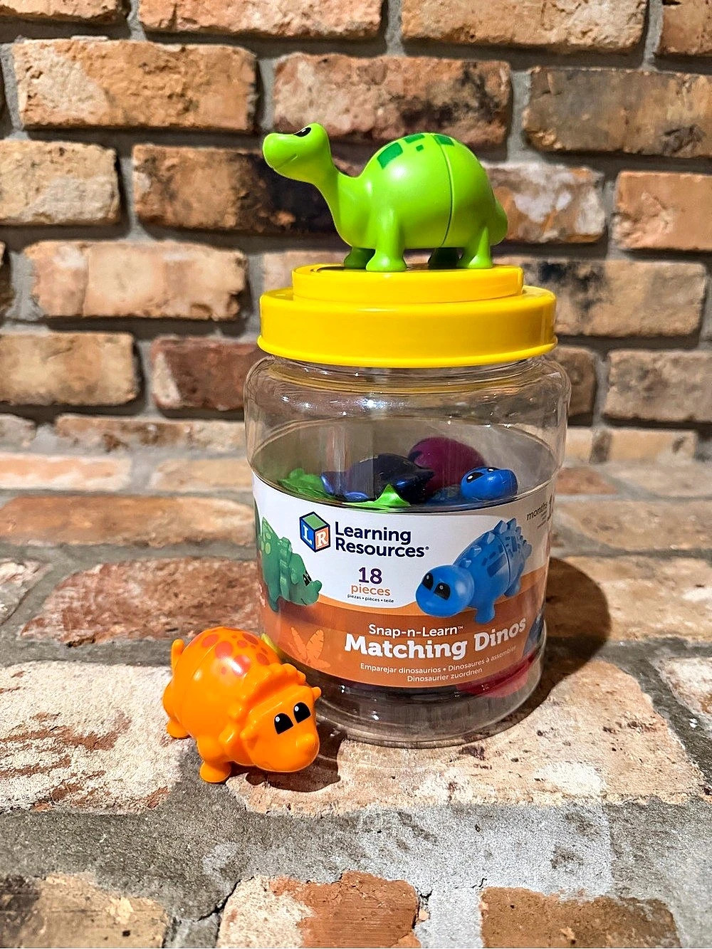 Learning Resources Snap-n-Learn Matching Dinos Matching 18 pc Set